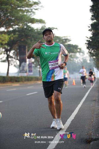 Race photo from BAF LIONS RUN 2024
