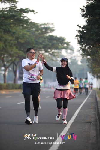 Race photo from BAF LIONS RUN 2024