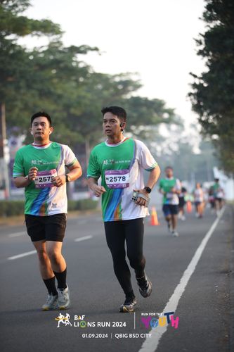 Race photo from BAF LIONS RUN 2024
