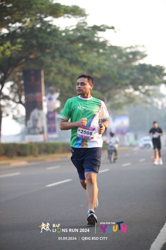 Race photo from BAF LIONS RUN 2024