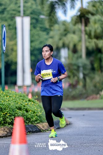 Race photo from Taman Budaya x BOGORUN 2025