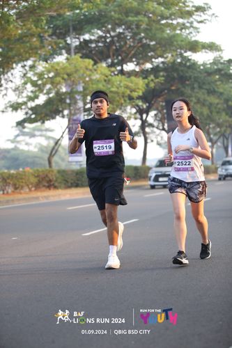 Race photo from BAF LIONS RUN 2024