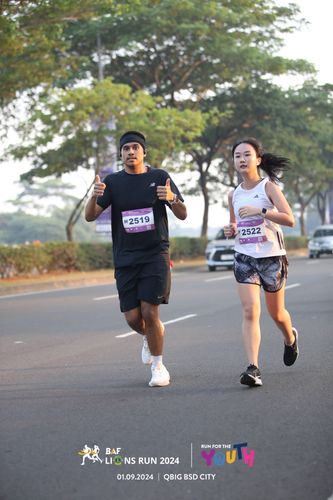 Race photo from BAF LIONS RUN 2024