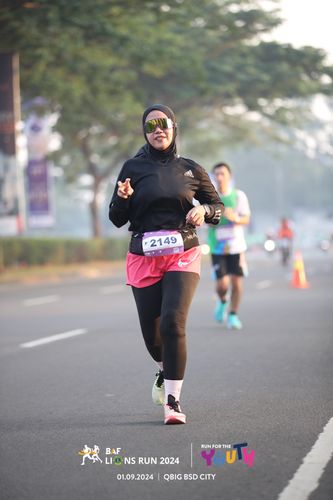 Race photo from BAF LIONS RUN 2024