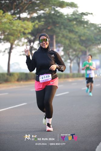 Race photo from BAF LIONS RUN 2024