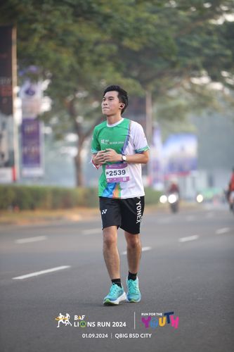 Race photo from BAF LIONS RUN 2024