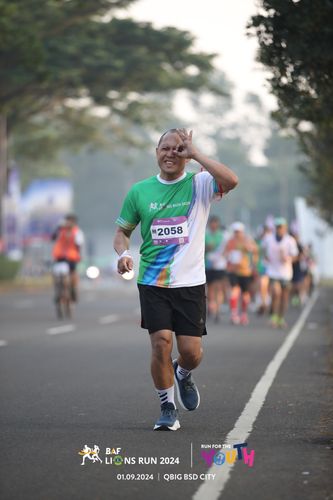 Race photo from BAF LIONS RUN 2024