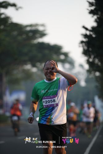 Race photo from BAF LIONS RUN 2024