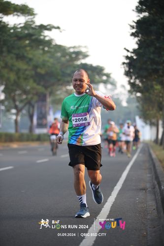 Race photo from BAF LIONS RUN 2024