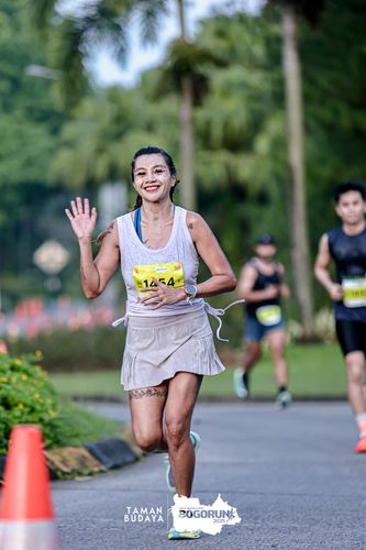 Race photo from Taman Budaya x BOGORUN 2025
