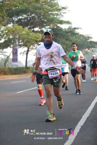 Race photo from BAF LIONS RUN 2024