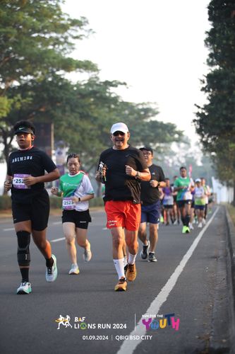 Race photo from BAF LIONS RUN 2024