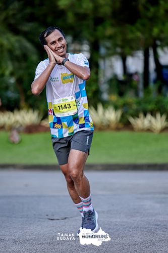 Race photo from Taman Budaya x BOGORUN 2025
