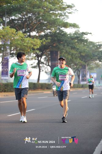 Race photo from BAF LIONS RUN 2024