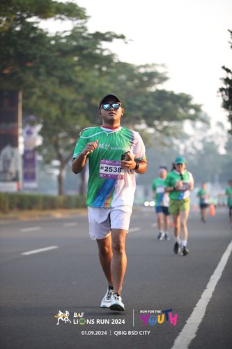 Race photo from BAF LIONS RUN 2024
