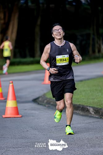 Race photo from Taman Budaya x BOGORUN 2025