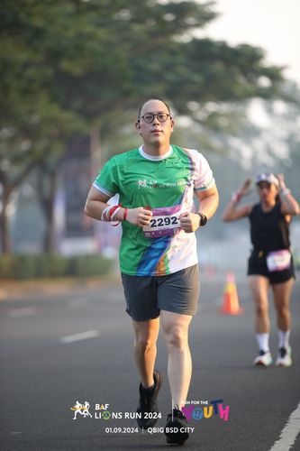 Race photo from BAF LIONS RUN 2024