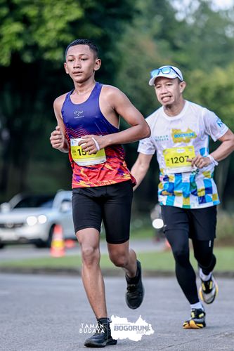 Race photo from Taman Budaya x BOGORUN 2025