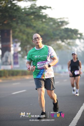 Race photo from BAF LIONS RUN 2024