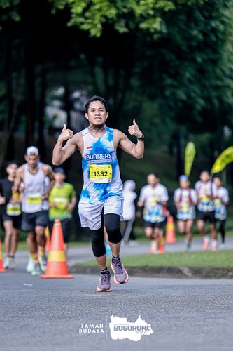 Race photo from Taman Budaya x BOGORUN 2025