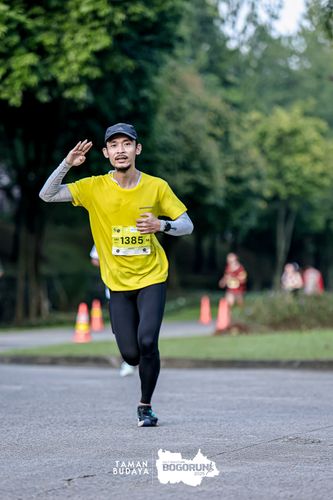 Race photo from Taman Budaya x BOGORUN 2025