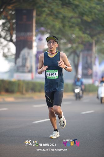 Race photo from BAF LIONS RUN 2024