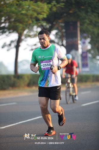 Race photo from BAF LIONS RUN 2024