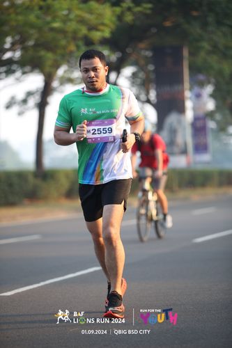 Race photo from BAF LIONS RUN 2024