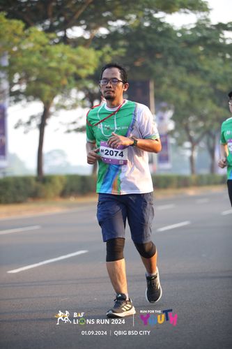 Race photo from BAF LIONS RUN 2024