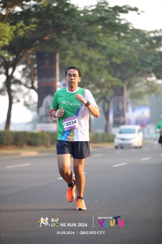 Race photo from BAF LIONS RUN 2024