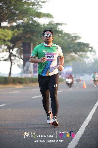 Race photo from BAF LIONS RUN 2024