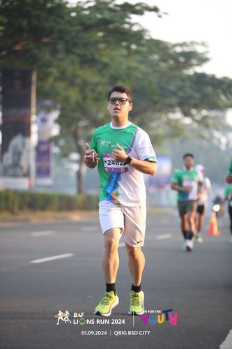 Race photo from BAF LIONS RUN 2024