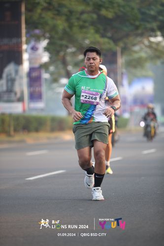 Race photo from BAF LIONS RUN 2024