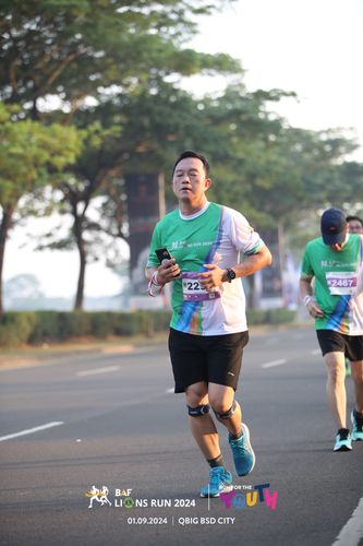 Race photo from BAF LIONS RUN 2024