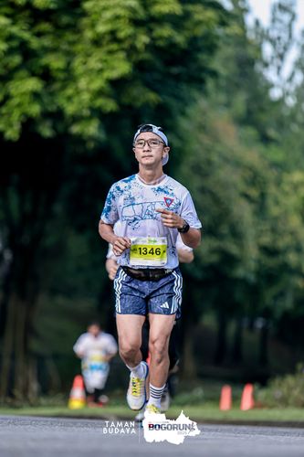 Race photo from Taman Budaya x BOGORUN 2025