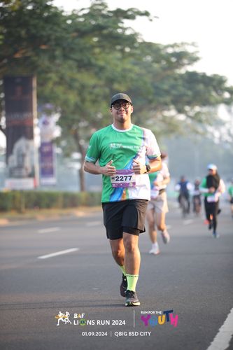 Race photo from BAF LIONS RUN 2024