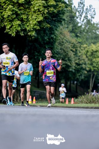 Race photo from Taman Budaya x BOGORUN 2025
