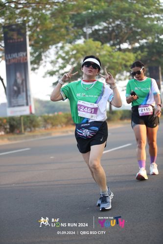Race photo from BAF LIONS RUN 2024