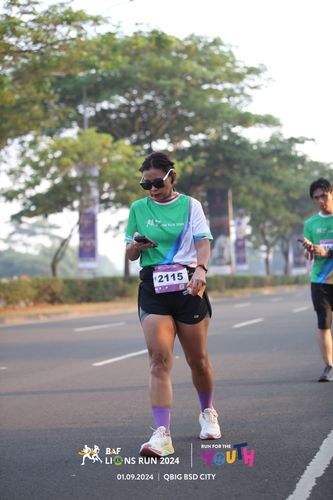 Race photo from BAF LIONS RUN 2024