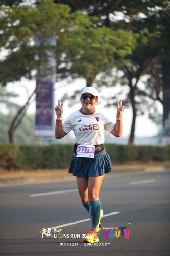 Race photo from BAF LIONS RUN 2024