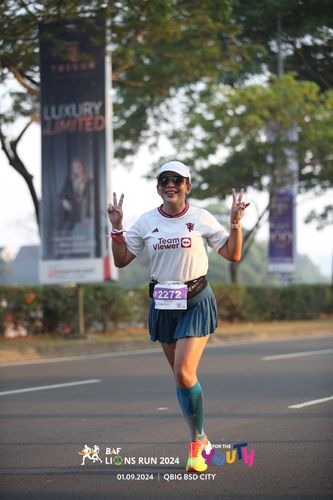 Race photo from BAF LIONS RUN 2024