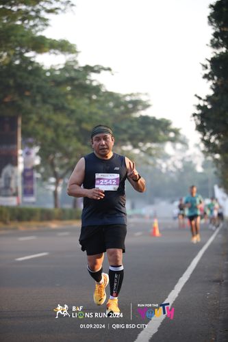 Race photo from BAF LIONS RUN 2024