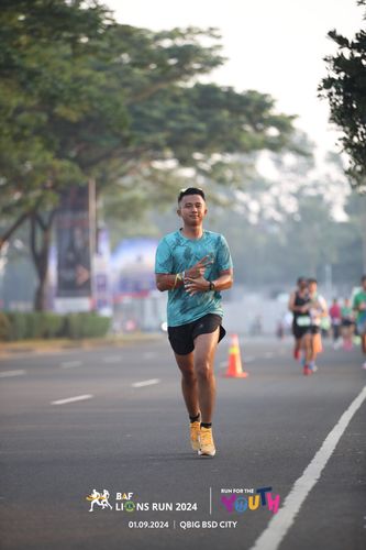 Race photo from BAF LIONS RUN 2024