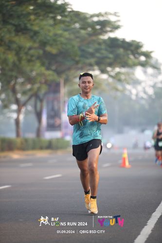 Race photo from BAF LIONS RUN 2024