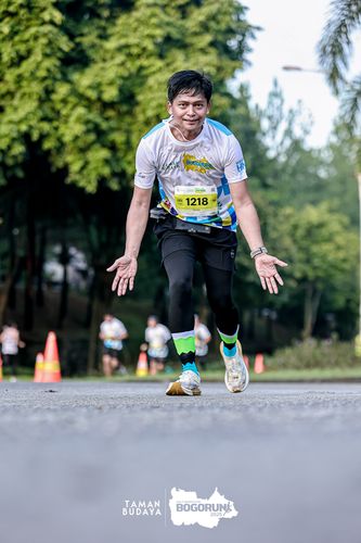 Race photo from Taman Budaya x BOGORUN 2025