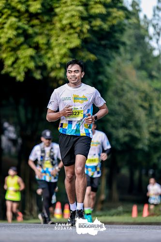 Race photo from Taman Budaya x BOGORUN 2025