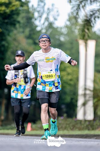 Race photo from Taman Budaya x BOGORUN 2025