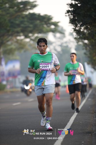 Race photo from BAF LIONS RUN 2024