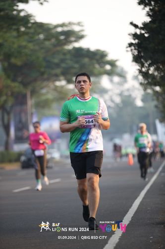 Race photo from BAF LIONS RUN 2024
