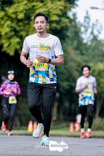 Race photo from Taman Budaya x BOGORUN 2025